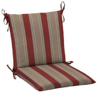 Hampton Bay Chili Stripe Dining Chair Cushion V547552B 9D6