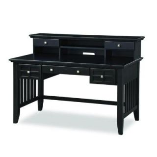Home Styles Arts & Crafts Black Executive Desk & Hutch 5181 152