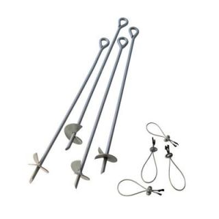 ShelterLogic ShelterAuger 30 in. Earth Anchors Set (4 Piece) 10075.0