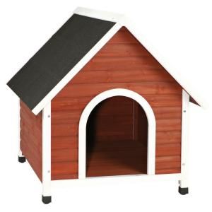 TRIXIE Nantucket Medium Dog House in Brown/White 39473