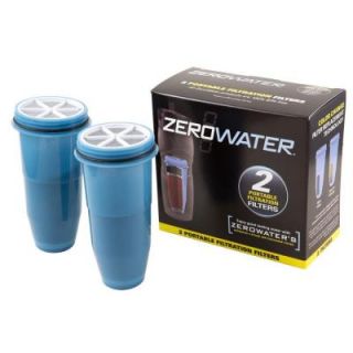 Zero Water Travel Bottle Filter (2 Pack) ZR 230