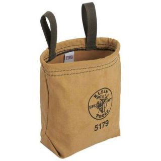 Klein Tools Water Repellant Canvas Pouch   Belt Loops 5179