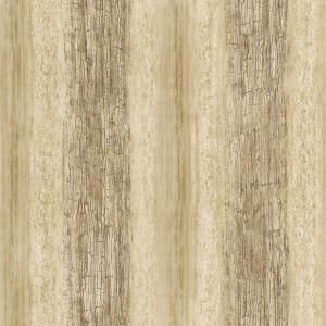 The Wallpaper Company 56 sq. ft. Brown and Beige Barn Board Wallpaper WC1281959