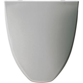 Elongated Closed Front Toilet Seat in Silver LC212 162