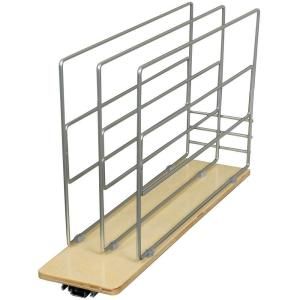 Knape & Vogt 14 in. x 5.44 in. x 22.25 in. Tray Divider Roll Out TDRO FNW 6