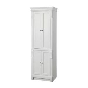 Foremost Naples 24 in. W Linen Cabinet in White NAWL2474
