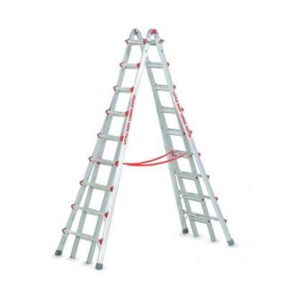 Little Giant Ladder Skyscraper 17 ft. Aluminum Step Multi Position Ladder with 300 lb. Load Capacity Type IA Duty Rating 10110