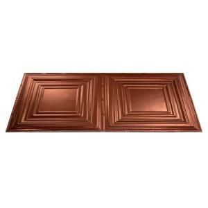 Fasade Traditional 3   2 ft. x 4 ft. Oil Rubbed Bronze Glue up Ceiling Tile G52 26