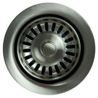 Garbage Disposal Stopper/Strainer in Brushed Stainless Steel I5587 BS