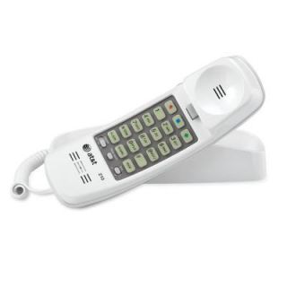 AT&T Trimline Telephone With Memory   White TL 210 WH