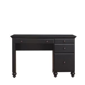 Renovations by Thomasville Westmont Ebony 3 Drawer Single Pedestal Desk DISCONTINUED 2596 480