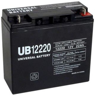 UPG SLA 12 Volt 22 Ah T4 Terminal Battery UB12220