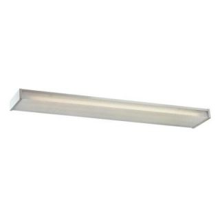 Commercial Electric 3 Light 4 ft. Fluorescent Wraparound White Surface Mount Fixture CEW103 06
