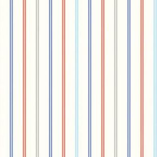 Brewster 56 sq. ft. Candy Silver Stripes Wallpaper 443 90515