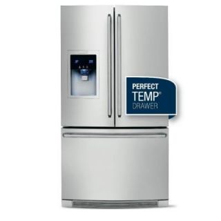 Electrolux Wave Touch 27.8 cu. ft. French Door Refrigerator in Stainless Steel EW28BS85KS