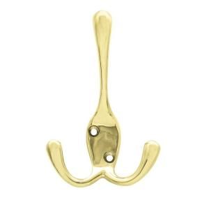 Liberty Polished Brass Tri Hook B42306Q PB C5