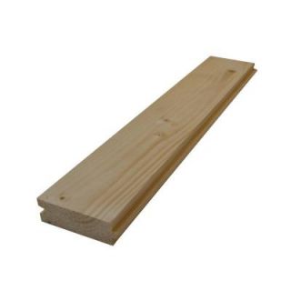 5/4 in. x 4 in. x 10 ft. Pine Tongue & Groove Decking Board 113938