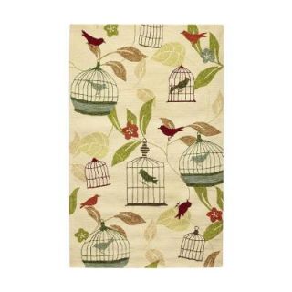 Home Decorators Collection Aviary Ivory 9 ft. x 12 ft. Area Rug 1323850440