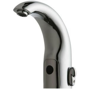 Chicago Faucets HyTr82 DC Powered Touchless Lavatory Faucet in Chrome with Adjustable Temperature Control 116.222.AB.1
