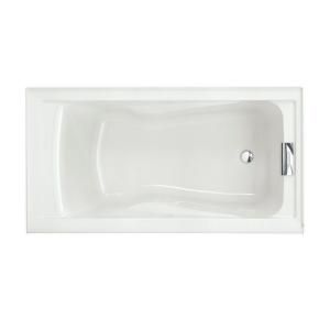 American Standard Evolution 5 ft. Acrylic Bathtub with Reversible Drain in White 2422V.002.020