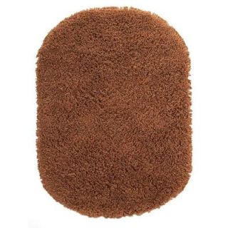 Home Decorators Collection Ultimate Shag Camel 5 ft. x 7 ft. Oval Area Rug 2987890830