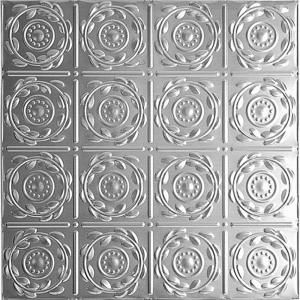 Shanko 208 Unfinished Steel 2 ft. x 4 ft. Nail Up Ceiling Tile ST208 4