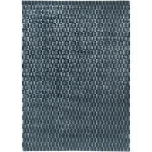 LR Resources Illusion Blue 5 ft. x 7 ft. Extremely Plush Indoor Area Rug LR03813 BL57