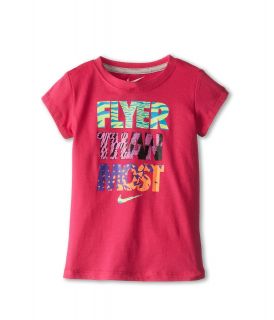 Nike Kids Flyer Than Most Tee Girls T Shirt (Pink)