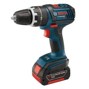 Bosch 18 Volt Compact Tough Hammer Drill Driver with 2 HC 3.0Ah Batteries and Charger HDS181 01