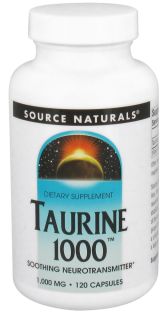 Source Naturals   Taurine 1000 mg.   120 Capsules