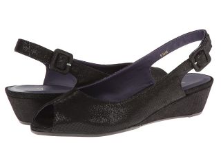 Vaneli Elrica Womens Wedge Shoes (Black)