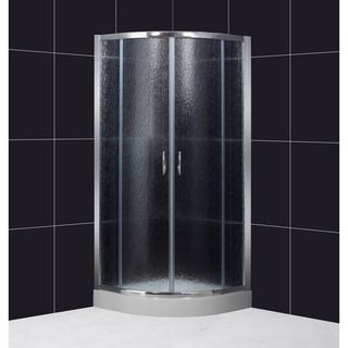 Dreamline Sector Shower Enclosure And 32.25x32.25 in Base, Rain Glass