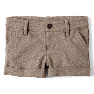 JOE FRESH Joe Fresh Tweed Shorts   Girls 4 14, Brown, Girls