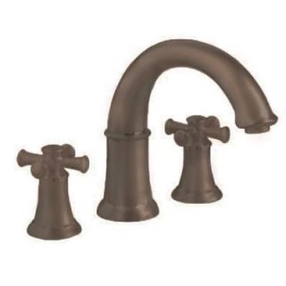 American Standard Portsmouth Deck Mount Tub Filler, Less Personal Shower, Cross Handles in Oil Rubbed Bronze 7420920.224