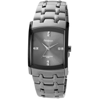 Armitron Mens Crystal Accent Watch