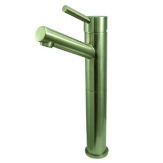 Kingston Brass 10 in. 1 Handle High Arc Bathroom Vessel Faucet in Satin Nickel HKS8418DL