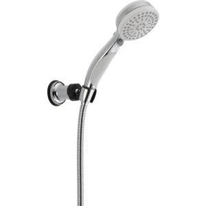 Delta 9 Spray ActivTouch Adjustable Wall Mount Hand Shower in Chrome/White 55424 WC
