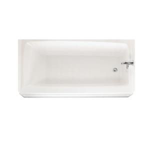 Swanstone 5 ft. Right Drain Bathtub in White BT 3060R 010
