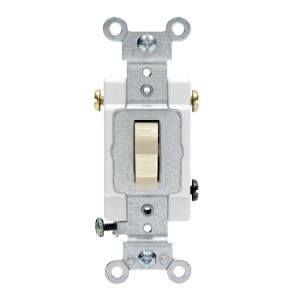 Leviton 20 Amp 3 Way Preferred Toggle Switch   Ivory R51 0CSB3 2IS