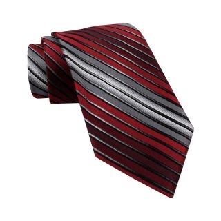 Van Heusen Shaded Stripe Tie, Red, Mens
