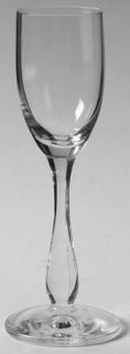 Thomas Tivoli Cordial Glass   Clear, Bulbous Stem, No Trim