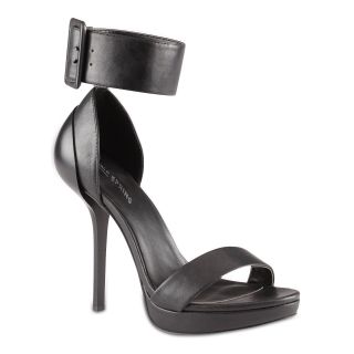CALL IT SPRING Call It Spring Margherita Open Toe Ankle Strap Pumps, Black,