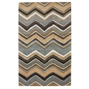 Home Decorators Collection Cheveron Blue 7 ft. 6 in. x 9 ft. 6 in. Area Rug 0598730950