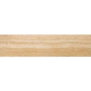 Elite Trav Dore Plank 6 in. x 24 in. Filled and Honed Travertine Floor Tile (4 sq. ft. / case) T03TRAVDO0624F