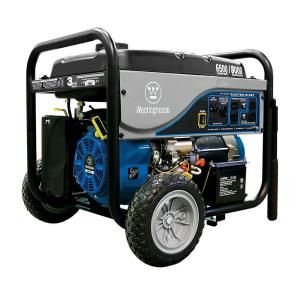 Westinghouse 6,500 Watt Gasoline Powered Electric Start Portable Generator with Battery WH6500E