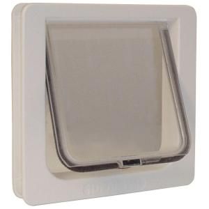 Ideal Pet 6.25 in. x 6.25 in. Small Cat Flap Cat Door with Plastic Frame And Rigid Flap SPF