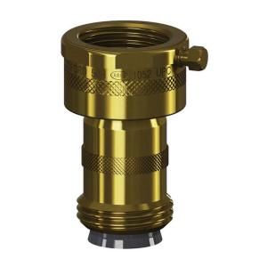 Woodford 3/4 in. Special Thread x 3/4 in. Hose Thread Brass Double Check Backflow Preventer 50H BR