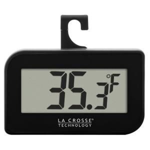 La Crosse Technology Small Black Digital Thermometer with Hook 314 152 B