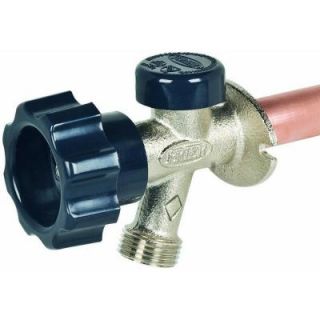 Prier Products 1/2 in. x 10 in. Brass MPT x S Half Turn Frost Free Anti Siphon Outdoor Faucet Sillcock 478 10