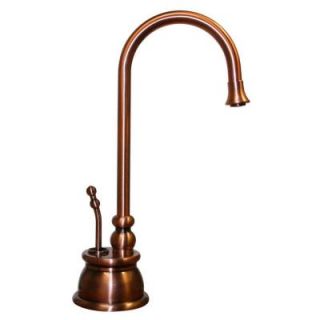 Whitehaus Single Lever Handle Instant Hot Water dispenser in Antique Copper WHFH H4540 ACO
